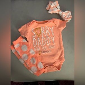 3 piece set Sorry Daddy ! You have 2 bosses now